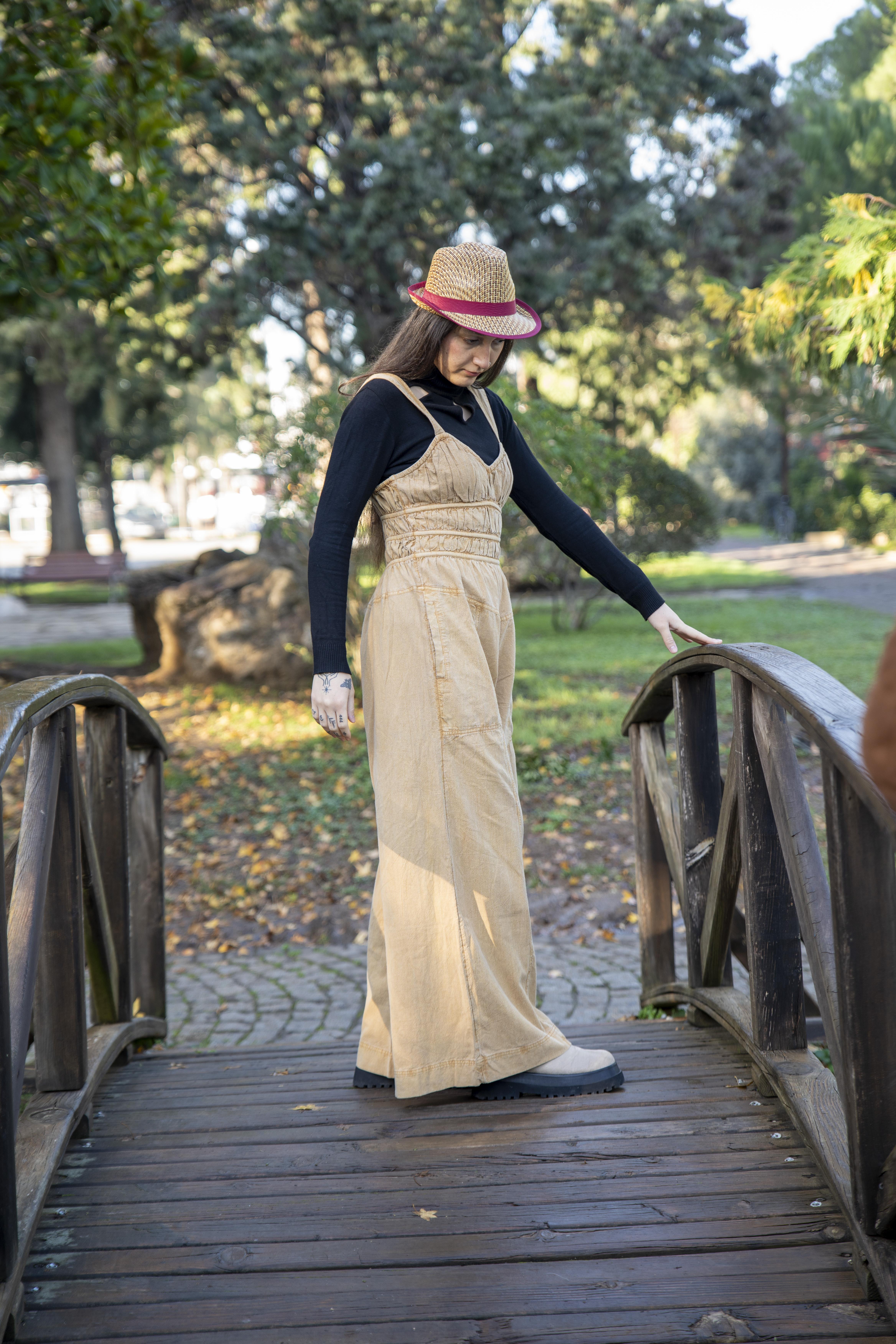 Mustard Yellow Adjustable Strap Nepalese Jumpsuit