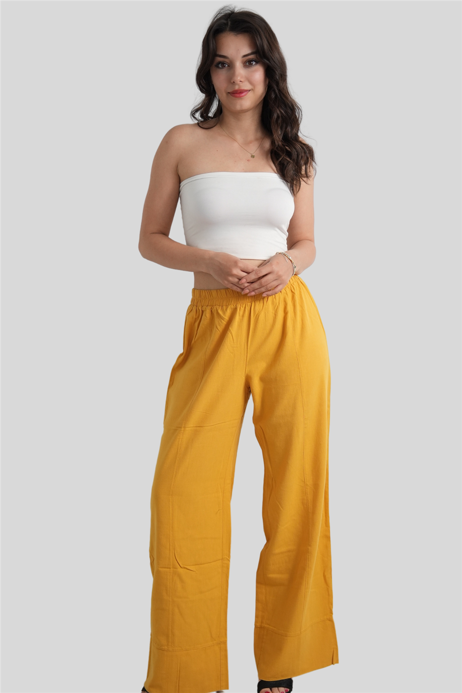 Hardal Renk Pantolon