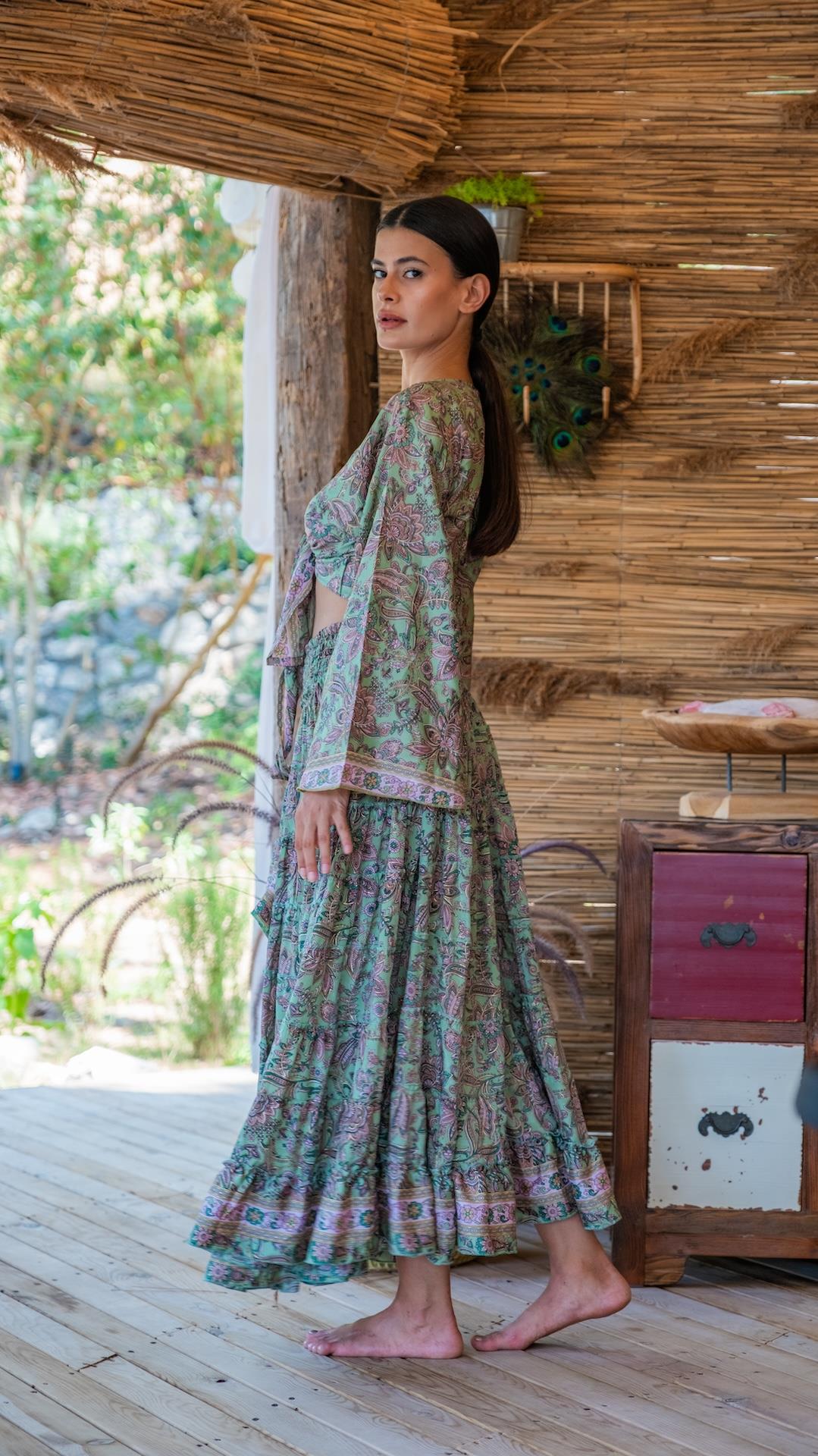 İpek Etek Bluz Takım