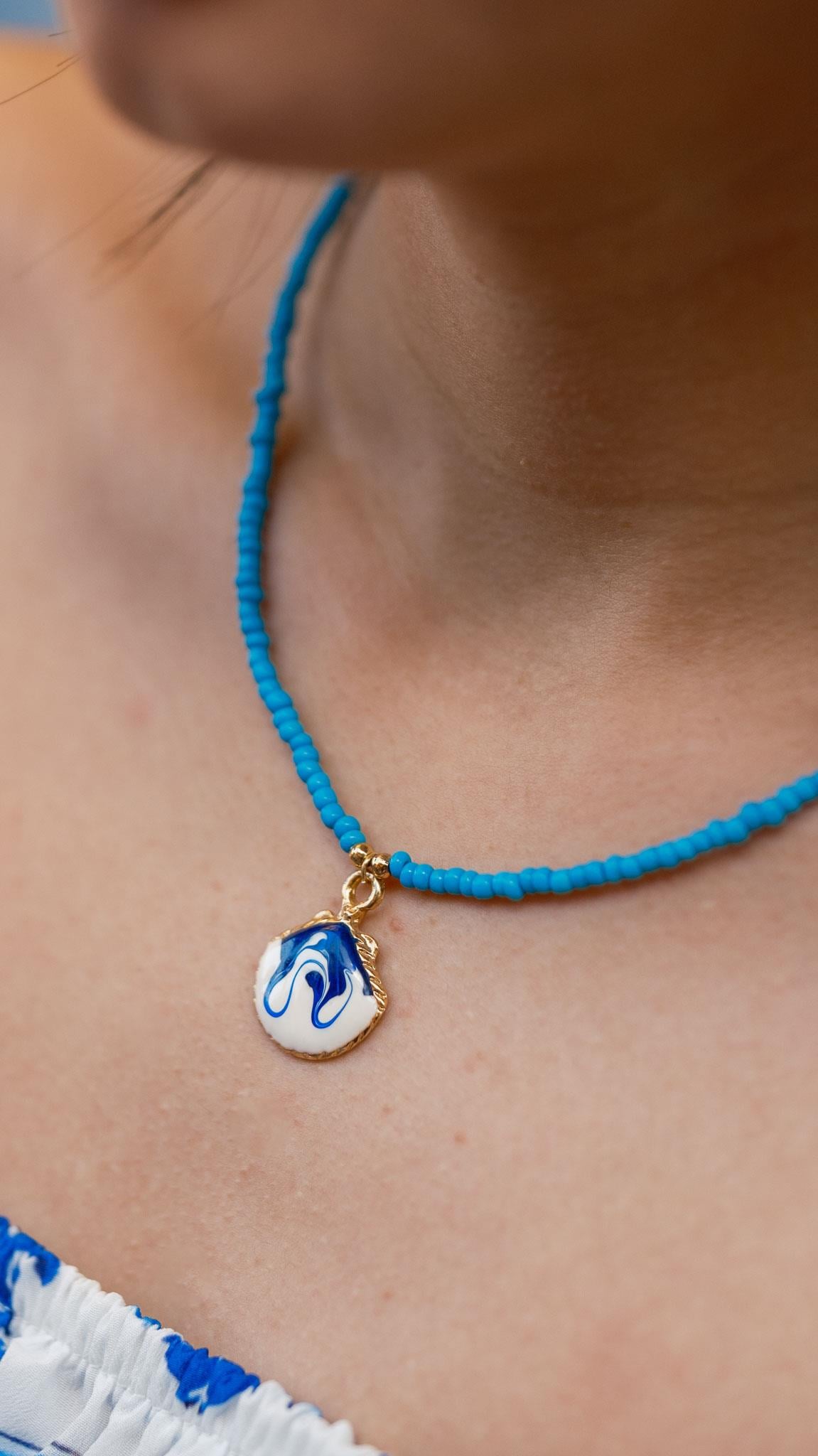 Mavi Ufuk Kolye
