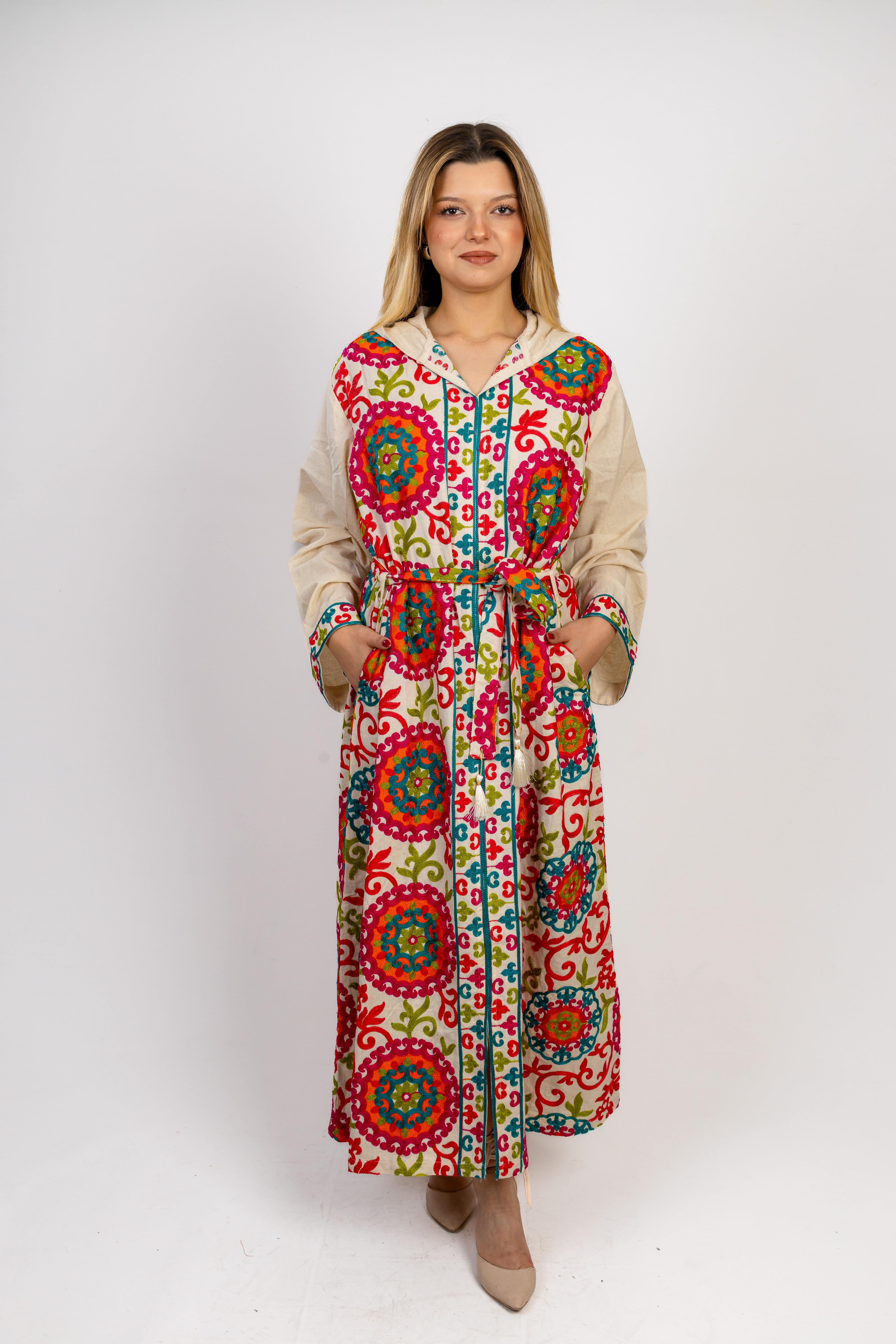 El Yapımı Suzani Elbise
