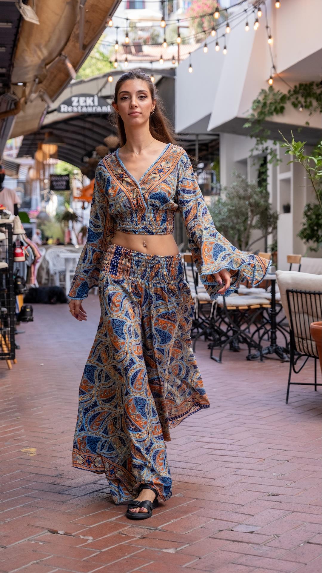 Pants and Blouse Set