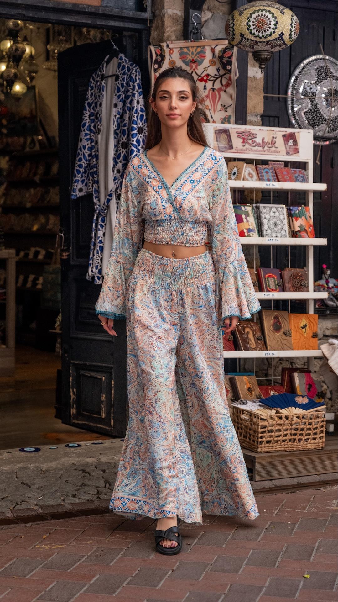 Pants and Blouse Set