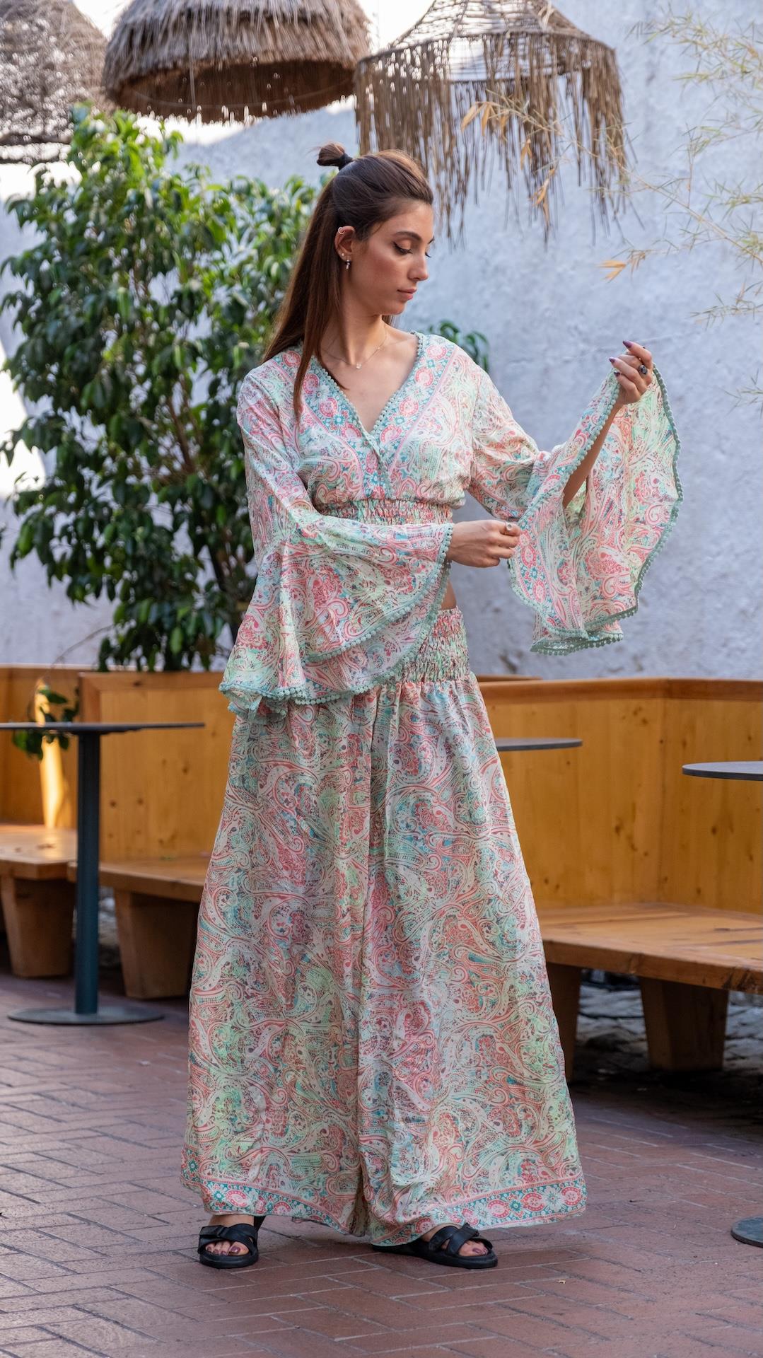 Pants and Blouse Set