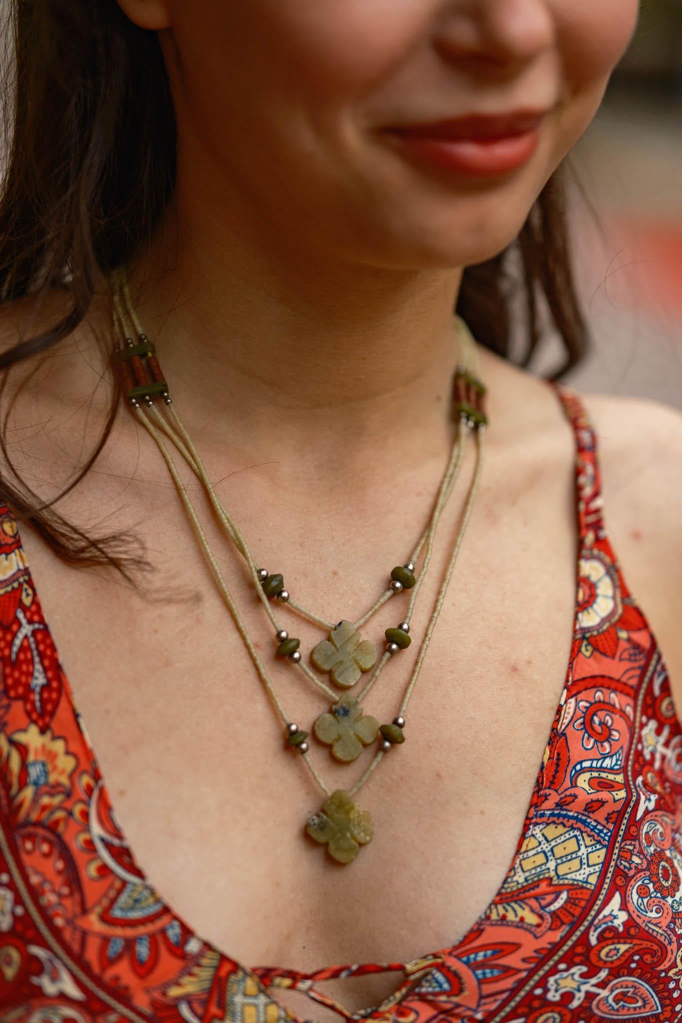 Şans Yoncası Kolye