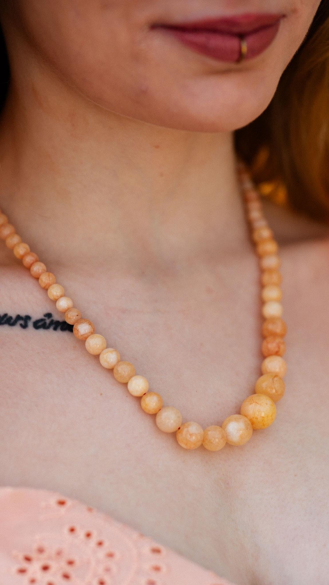 Solare Sarı Aventurin Kolye