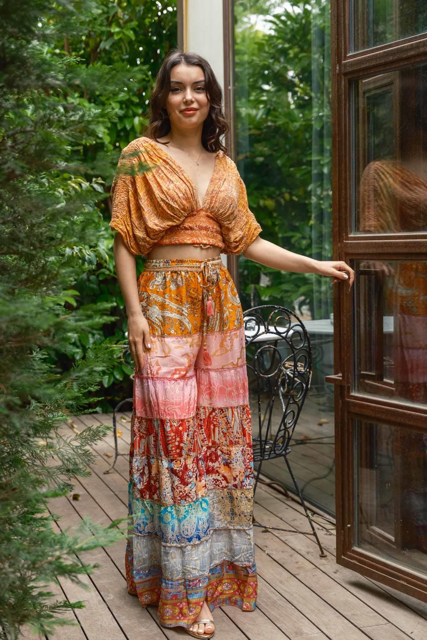 Orange Blouse