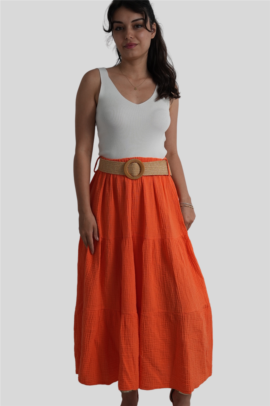 Orange Dress