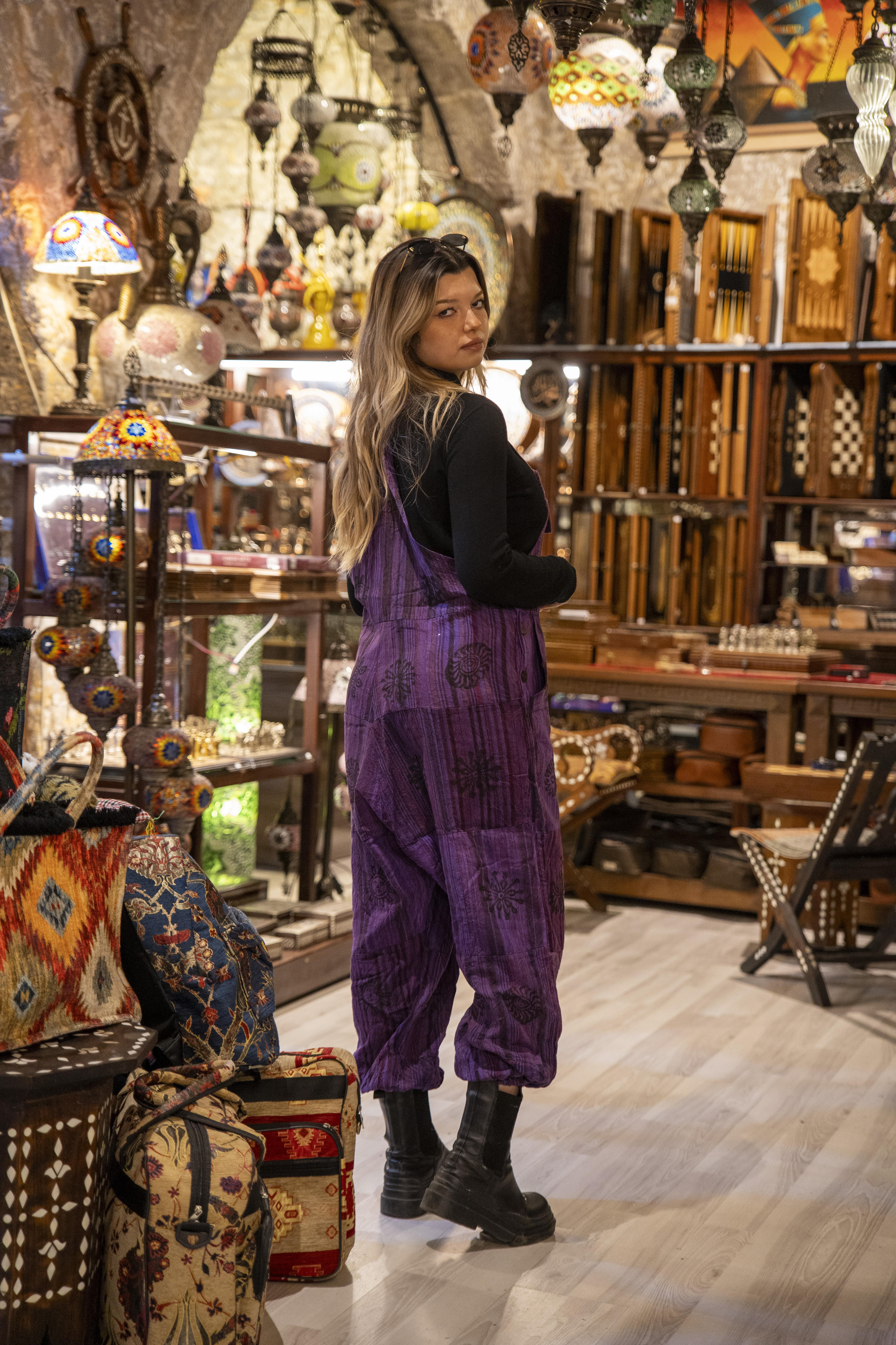 Mor Unisex Nepal Patchwork Tulum