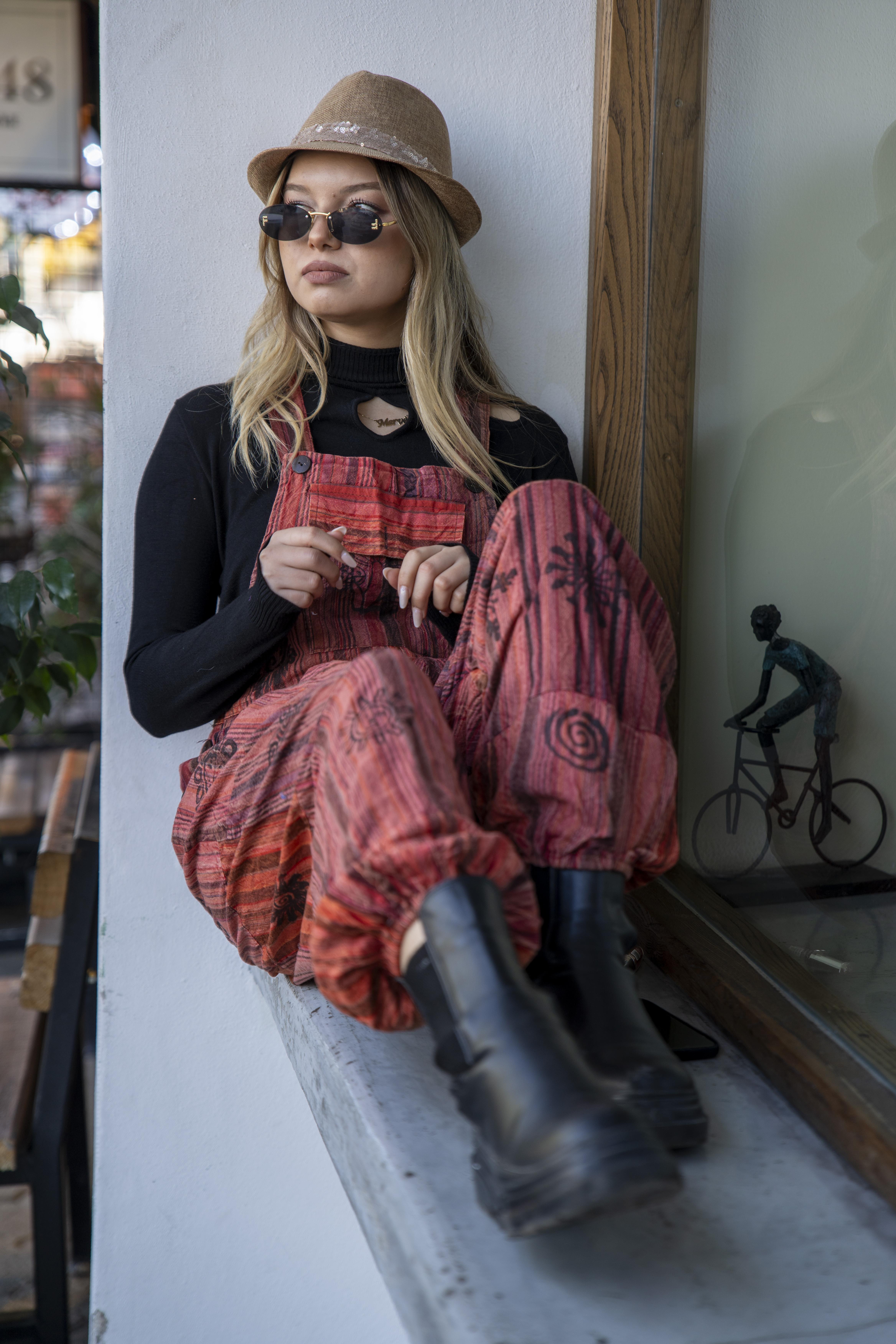 Tile Unisex Nepal Patchwork Jumpsuit