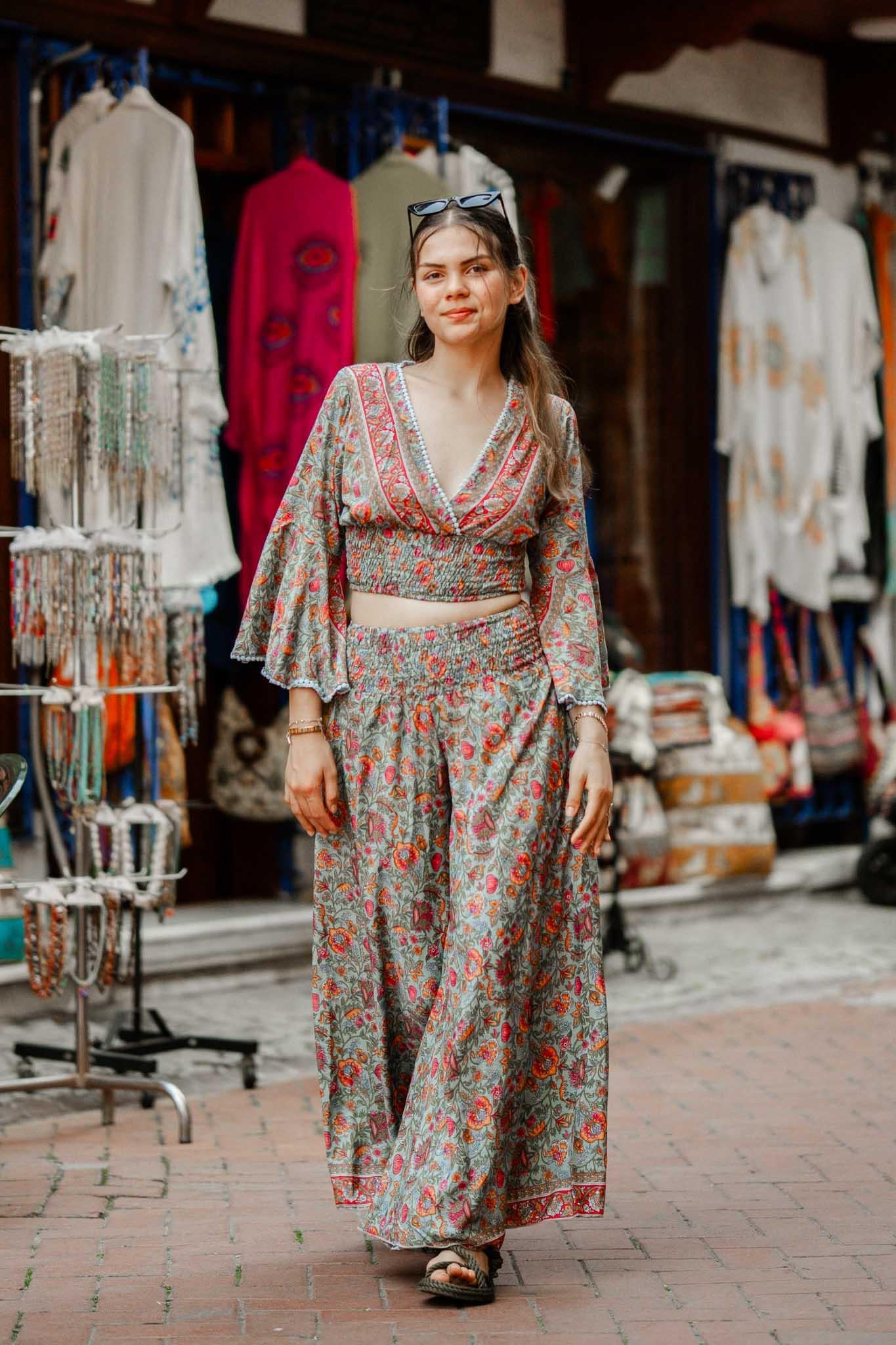 Green Silk Dress