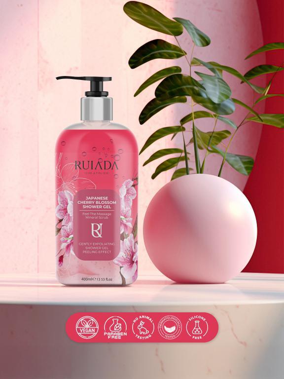 Japon Kiraz Çiçeği Bubble Duş Jeli 400 ml.