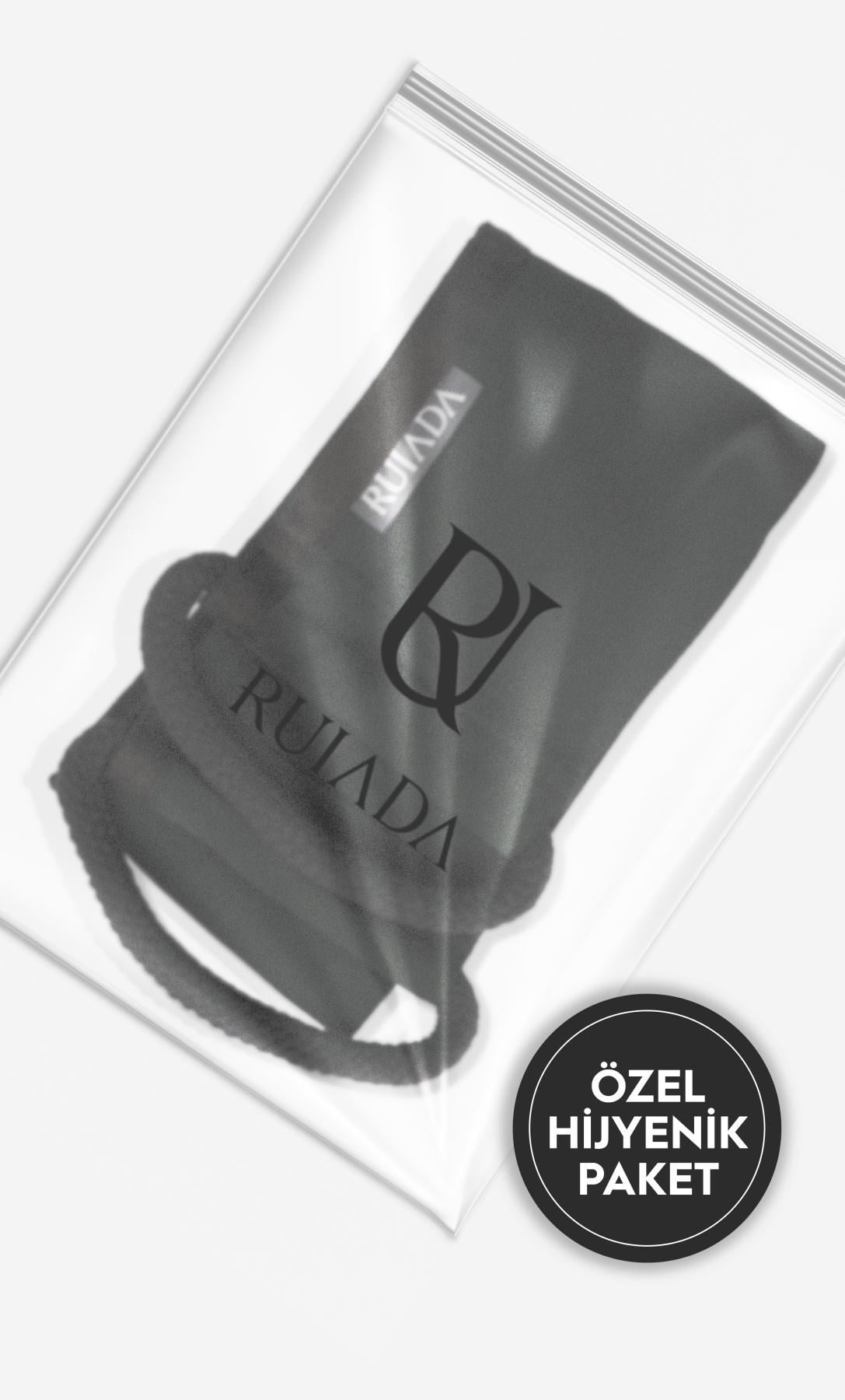+80 Factor Siyah Sırt Banyo Duş Kesesi %100 Floş İpek Peeling
