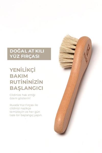 At Kılı Yüz Bakım Fırçası %100 Doğal