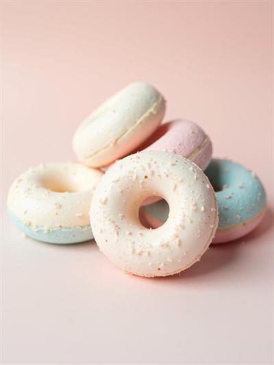 Donut Banyo Topu – Aromaterapi ve Nem Bombası (140 gr. x 2 Adet)