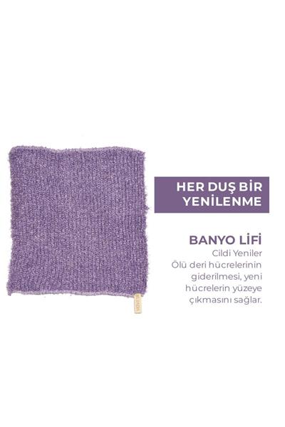 Extra Esnek Mor Banyo Lifi Tüm Cilt Tiplerine Uygun Duş Lifi - Unisex 