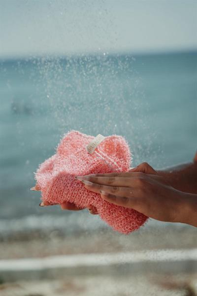 Extra Esnek Pembe Banyo Lifi Tüm Cilt Tiplerine Uygun Duş Lifi - Unisex 