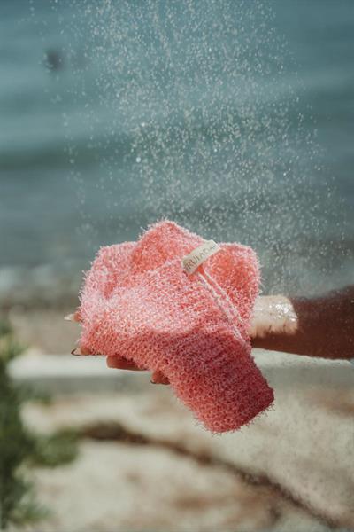 Extra Esnek Pembe Banyo Lifi Tüm Cilt Tiplerine Uygun Duş Lifi - Unisex 