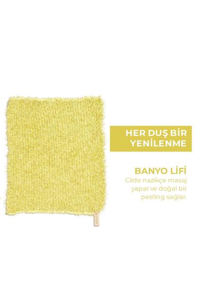 Extra Esnek Yeşil Banyo Lifi Tüm Cilt Tiplerine Uygun Duş Lifi - Unisex 