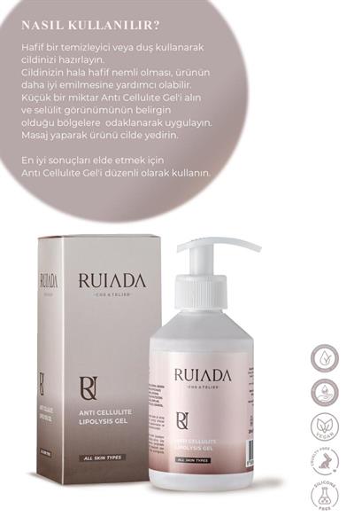 Sıkılaşmaya Yardımcı Selülit & Çatlak Karşıtı Anti Cellulite Gel 250 ml (Cold Lipolysis)