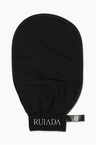 +80 Factor Siyah Banyo Duş Kesesi Peeling Eldiveni %100 Floş İpek Premium Unisex