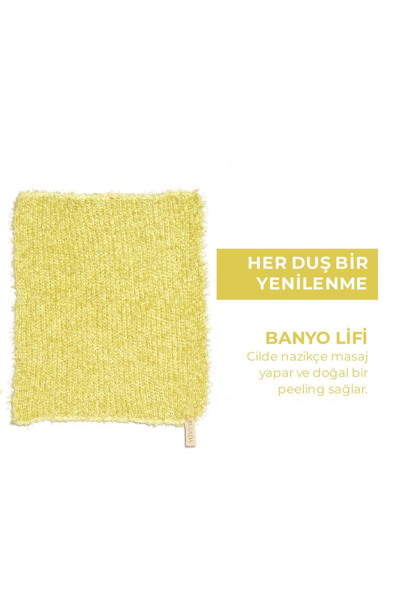 Extra Esnek Yeşil Banyo Lifi Tüm Cilt Tiplerine Uygun Duş Lifi - Unisex 