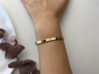 Cartier Gold İnce Taşlı (Standart boy)