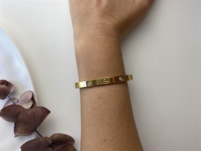 Cartier Gold Taşlı (Standart boy)