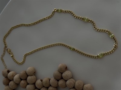 Lime Yeşili Taşlı Klasik Zincir(Xp-Özel Seri