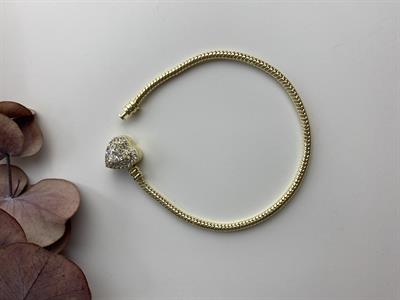 Pandora İri Taşlı Kalp Charm /Xp