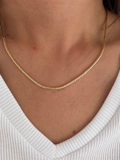 Şerit Geçmeli Model /Altın Kaplama