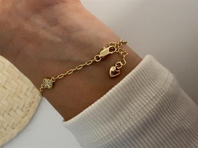 Van Cleef Mini Bileklik /Altın Kaplama