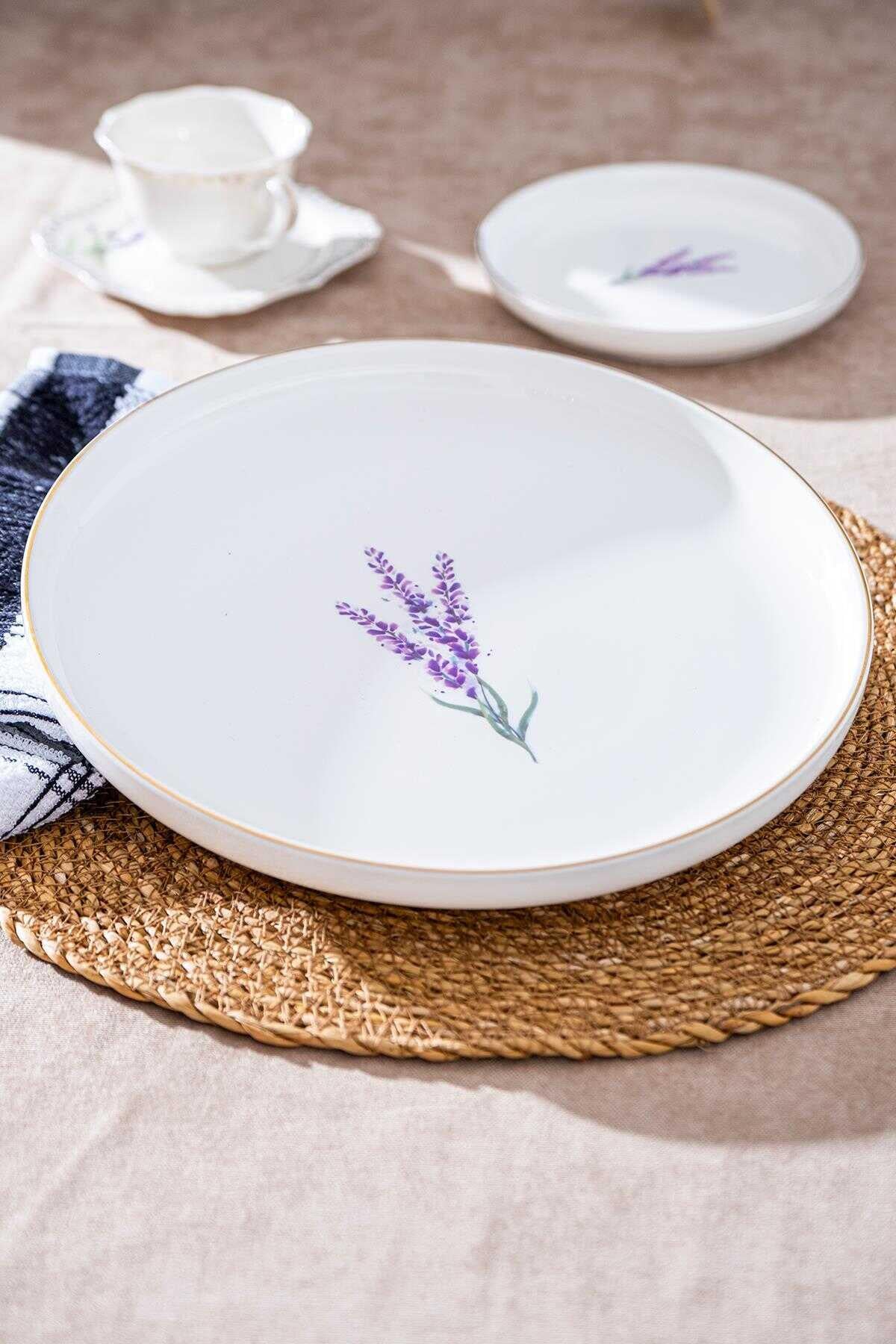 Acar Soft Royal Yuvarlak Porselen Tabak - 26*26*2,2 cm