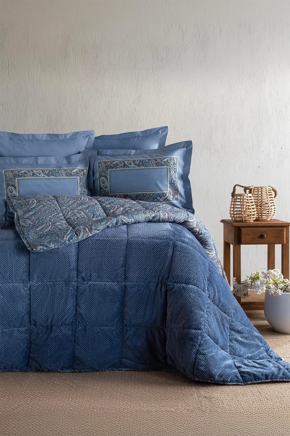 Apricitas Home Harmony İndigo Softly Tek Kişilik Uyku Seti