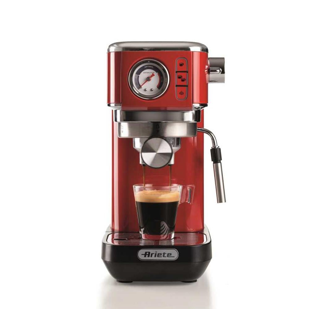 Ariette Moderna Espresso Slim Kırmızı Kahve Makinesi