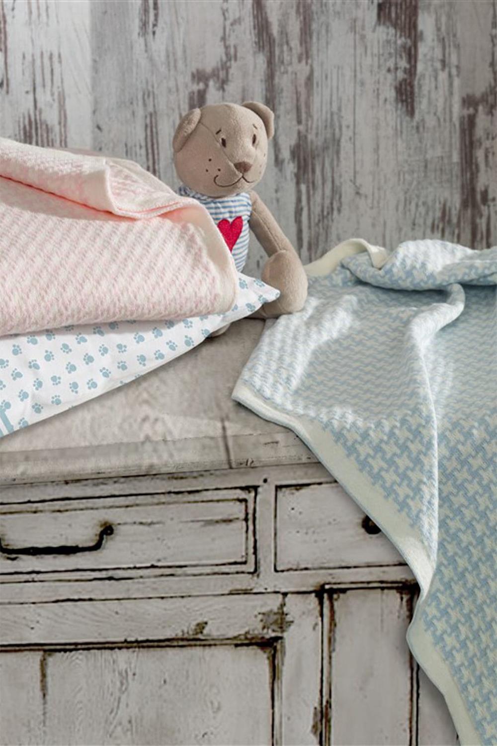 Ecocotton Baby Dream Pudra %100 Organik Pamuk Bebek Battaniye