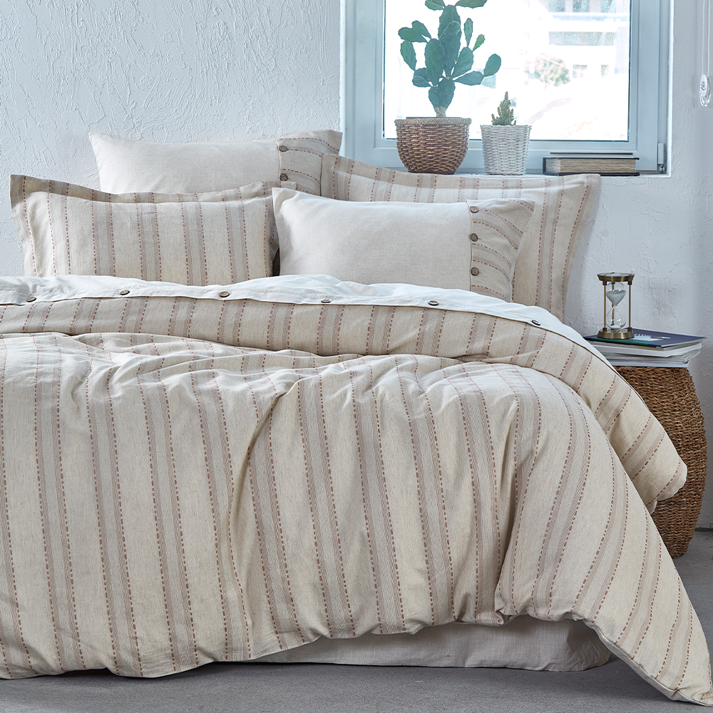 Ecocotton Delfin Terra Çift Kişilik Organik Nevresim Takımı