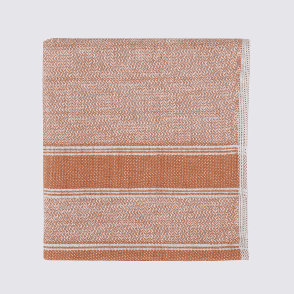 Ecocotton Elis Terra-Krem 3 Parça Organik Mutfak Havlu Seti 40 x 60 cm.