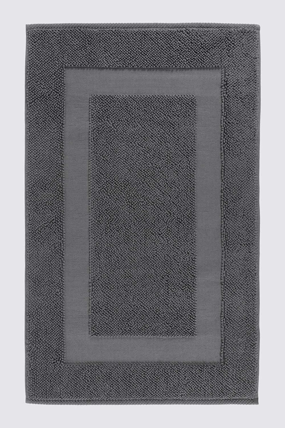 Ecocotton Kaia Antrasit %100 Organik Pamuk Banyo Paspası 60 x 100 cm