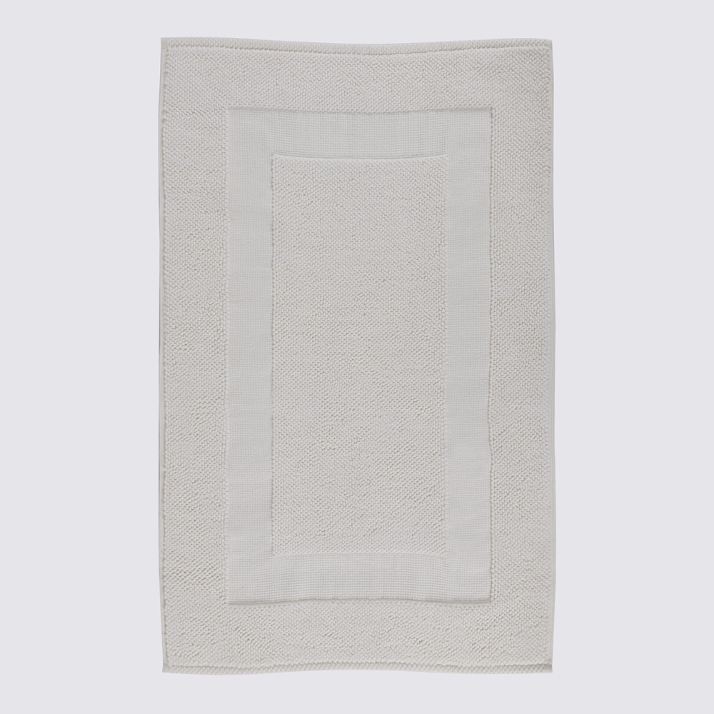Ecocotton Kaia Krem Organik Banyo Paspası 50 x 80 cm