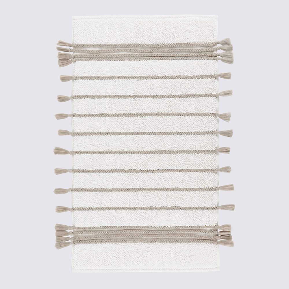 Ecocotton Karnella Krem Organik Banyo Paspası 50 x 80 cm