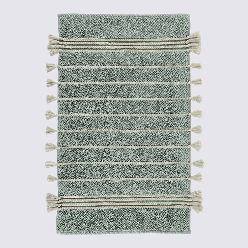 Ecocotton Karnella Yeşil Organik Banyo Paspası 50 x 80 cm