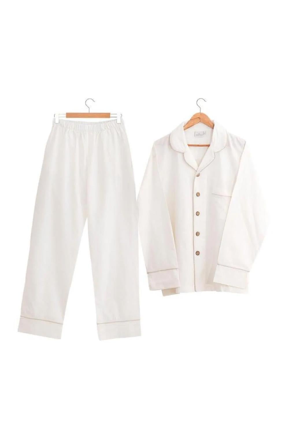 Ecocotton Reya Krem %100 Organik Pamuk Keten 