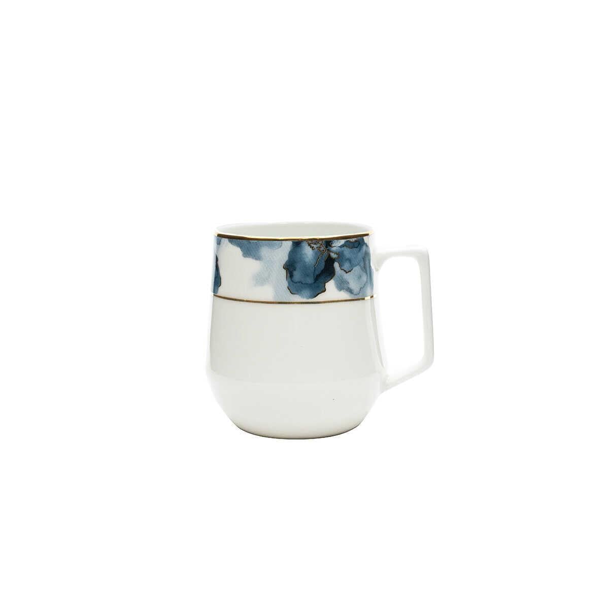 Evaliza Buket Mavi Çiçek 2'li Mug 350 ml