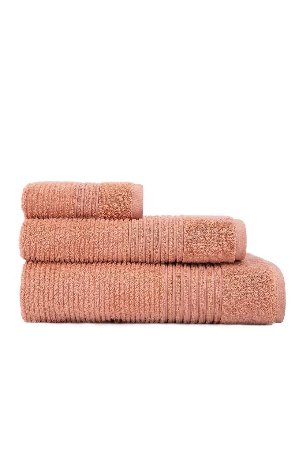 Green Black by Ecocotton Arina Terra %100 Pamuk 3 Parça Air Twist Havlu/Hamam Seti