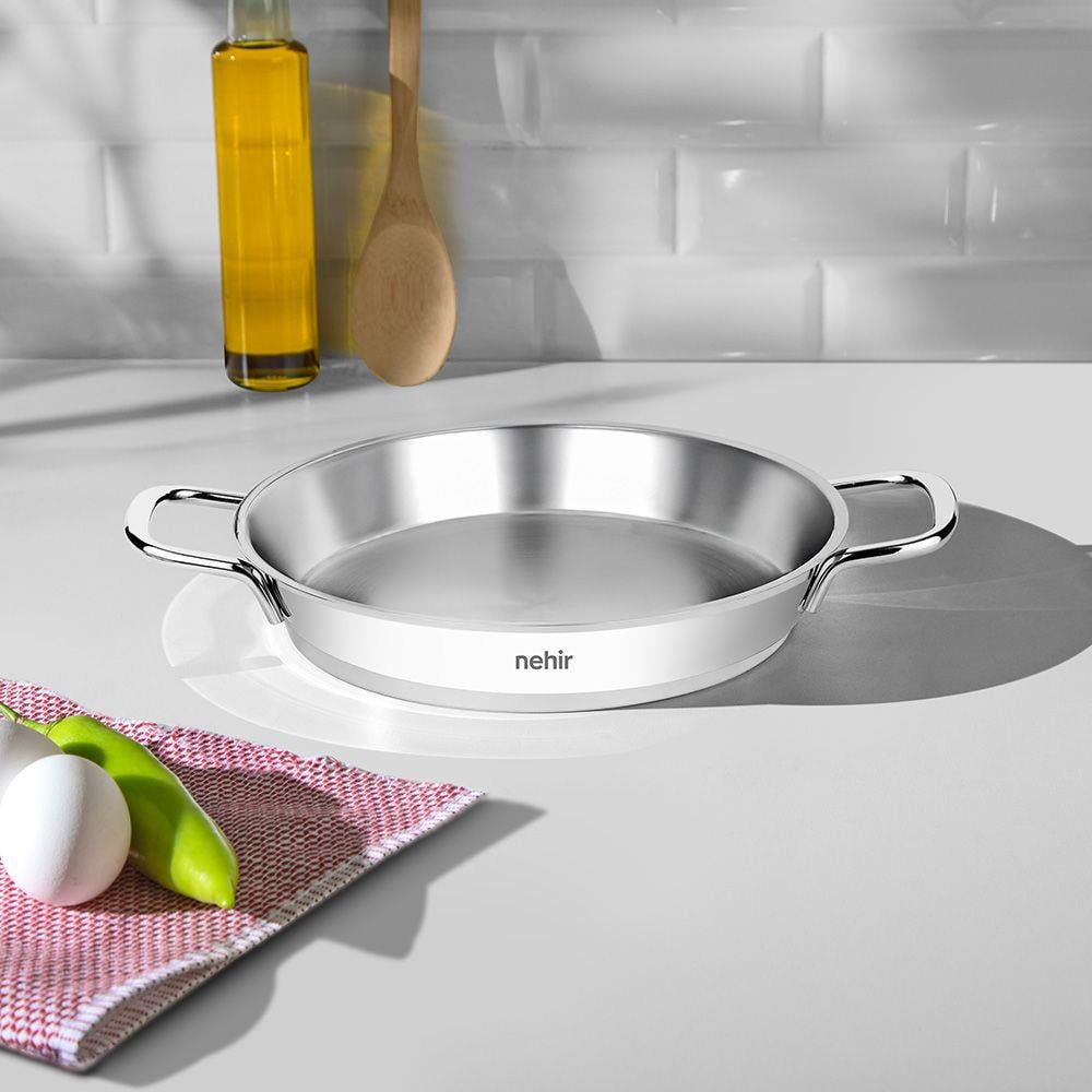 Nehir Silver Çelik Omlet Sahan 16 cm