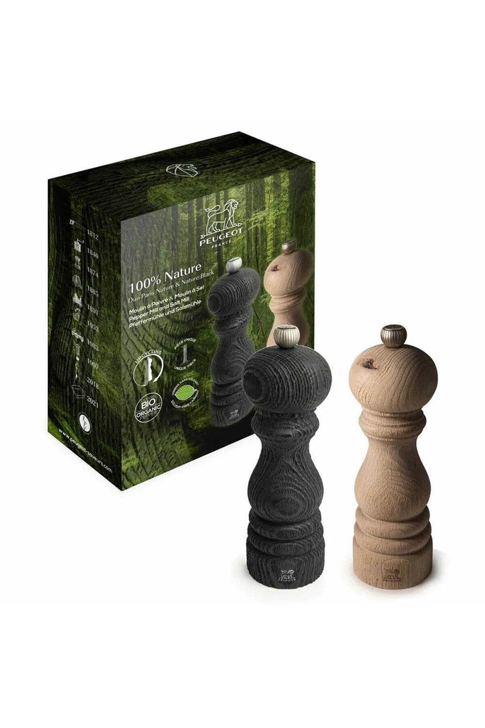 Peugeot Nature Duo Karabiber ve Tuz Değirmeni 18 cm