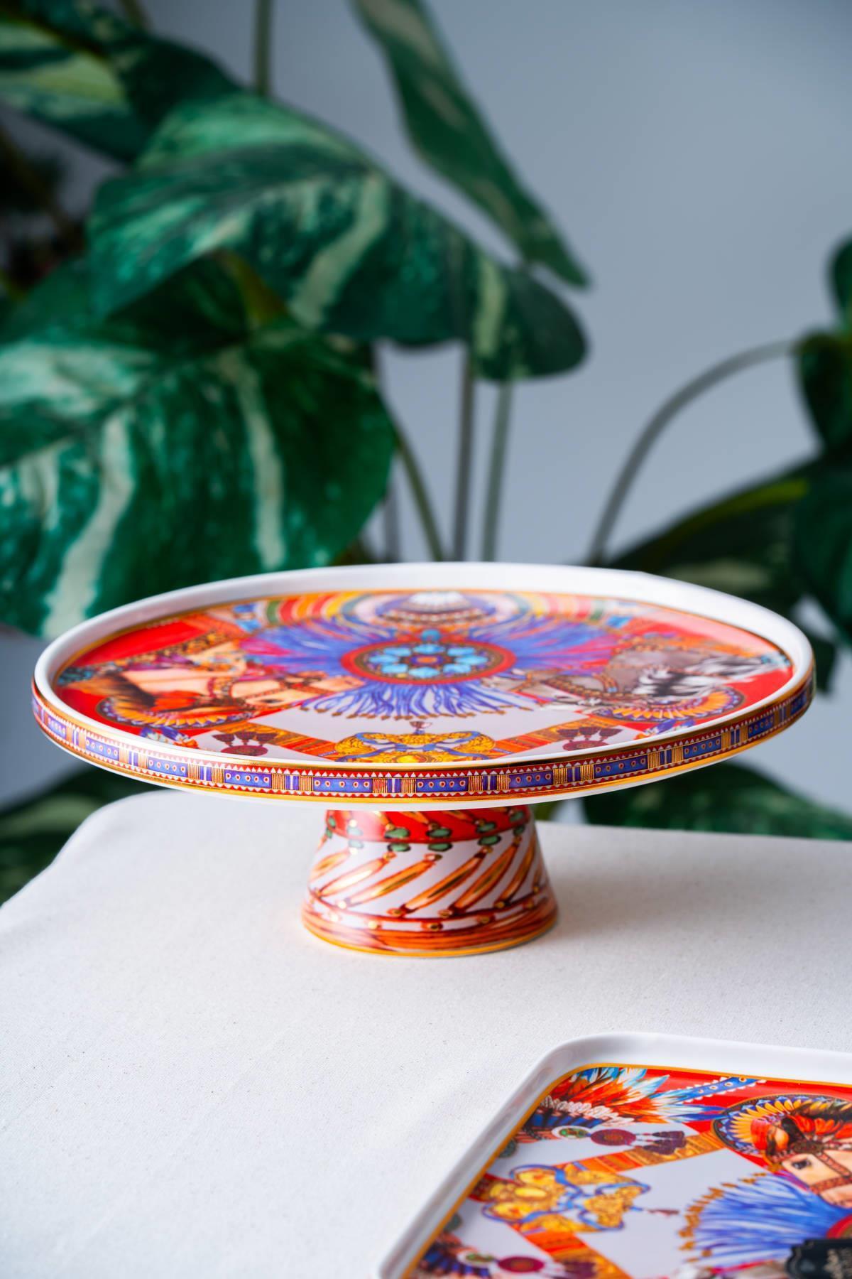 Acar Whisper Ayaklı Porselen Sunum Standı - 31 cm