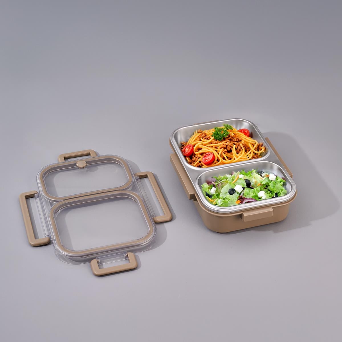 Aryıldız Bento Haki Lunch Box 2 Bölmeli