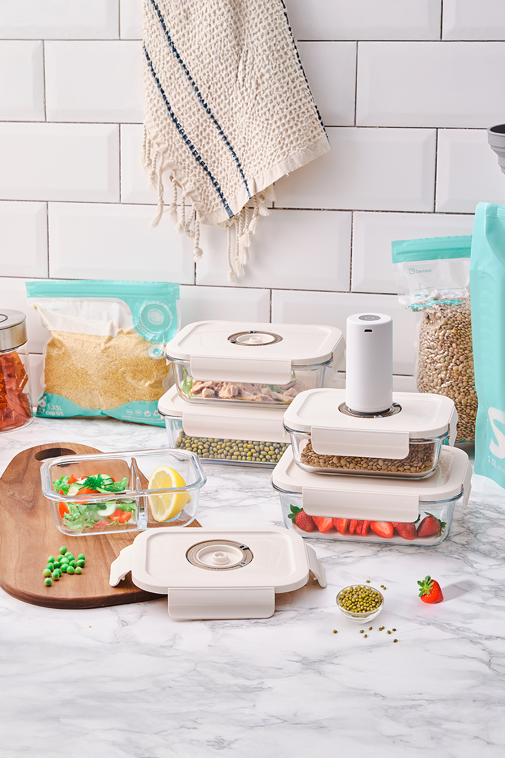 Aryıldız Vacuum & Fresh 25 Parça Saklama Kabı Seti